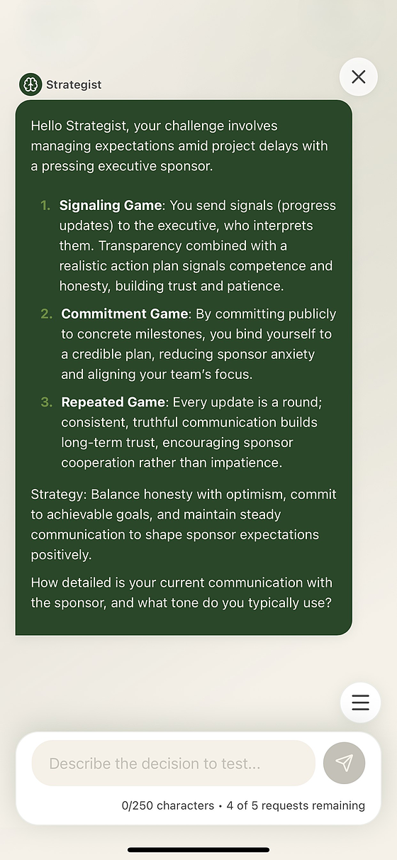 TactiPath - the Strategist mapping players, incentives, and moves