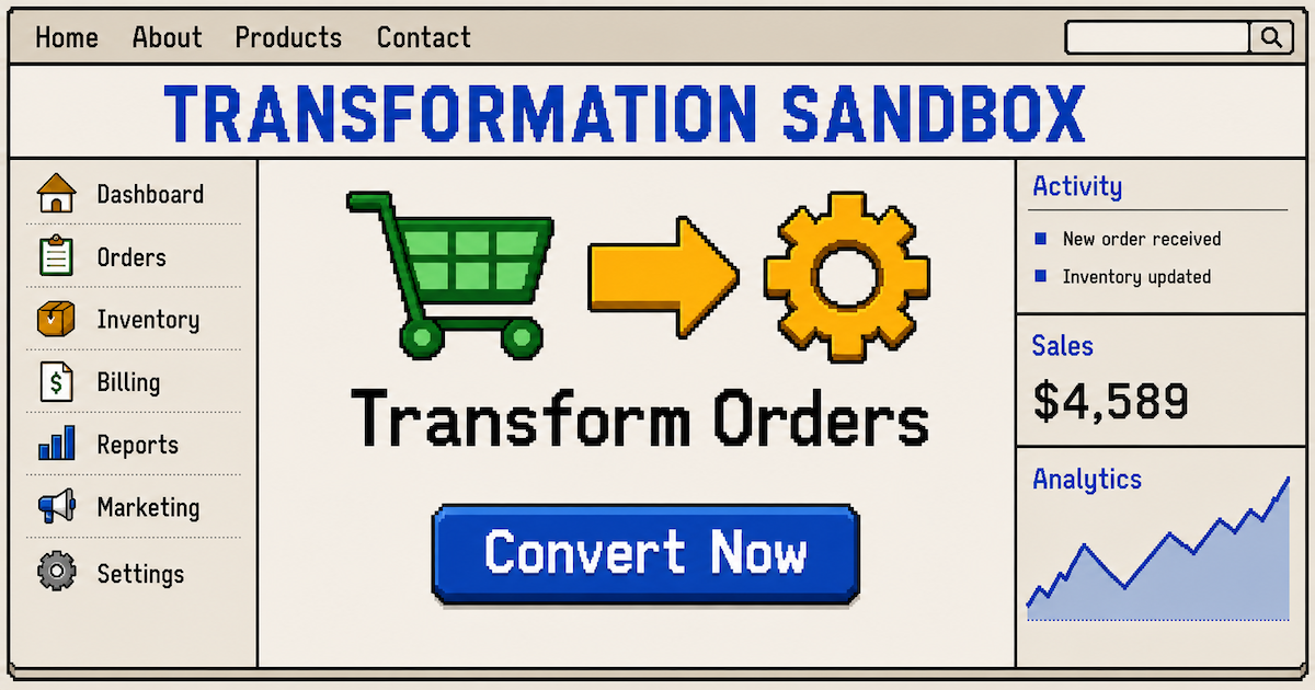 Transformation Sandbox